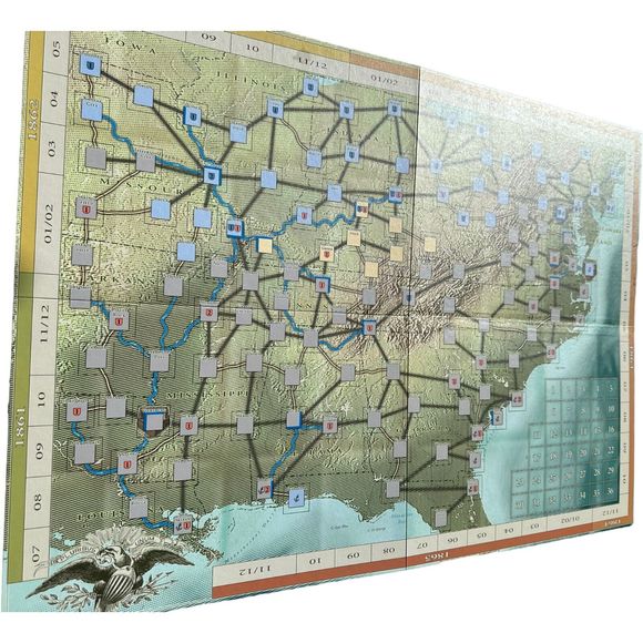 A House Divided American Civil War 1861-1865 Board Game Phalanx Rare Complete? - Picture 12 of 16